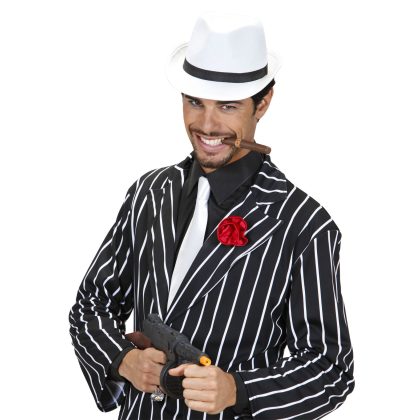 Foto - klobouk gangster bílý