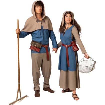 Foto - středověký kostým služebníka