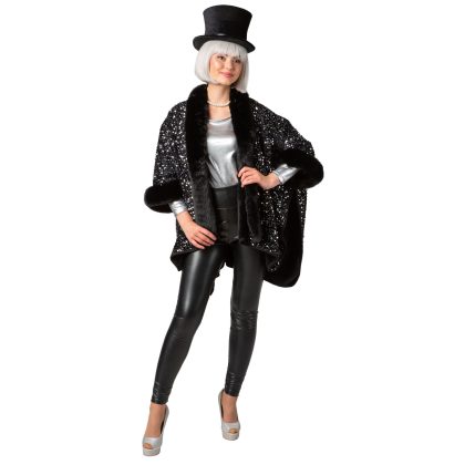 Foto - flitrové pončo premium