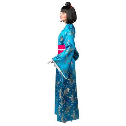 Foto - kimono tyrkysové de luxe