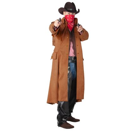 Foto - pánský western kabát hnědý