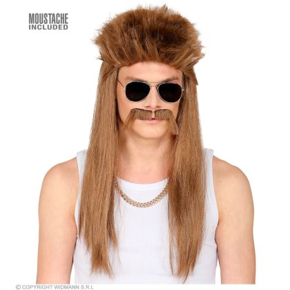 Foto - pánská paruka s knírkem 80.léta