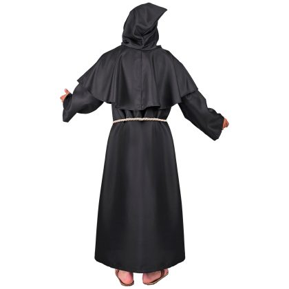 Foto - pánský kostým černý mnich L/XL
