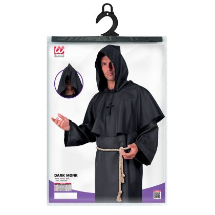 Foto - pánský kostým černý mnich L/XL