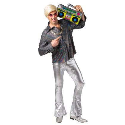 Foto - pánská stříbrná disco košile