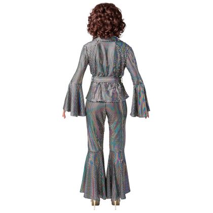 Foto - dámský kostým disco stříbrný