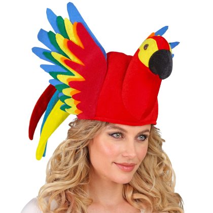 Foto - papoušek na hlavu