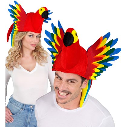 Foto - papoušek na hlavu