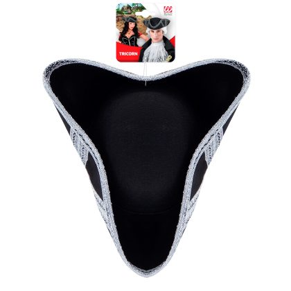 Foto - elegantní pirátský trojrohý klobouk