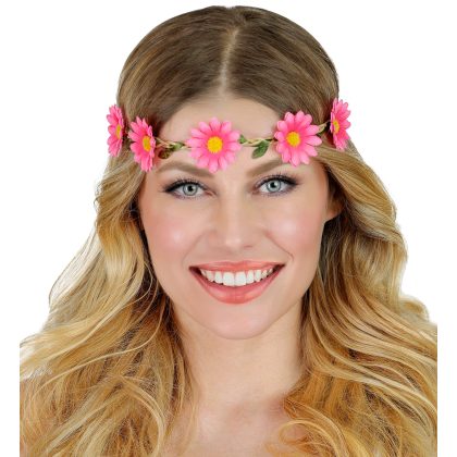 Foto - věneček růžová květinka