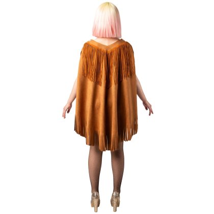 Foto - dámské poncho s třásněmi