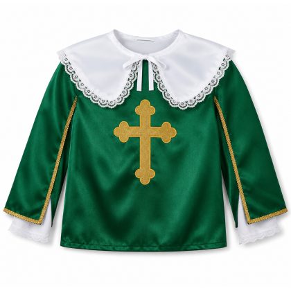 Foto - chlapecký kostým mušketýr zelený 122/128