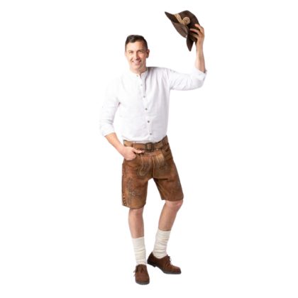 Foto - pánské kožené krátké kalhoty octoberfest
