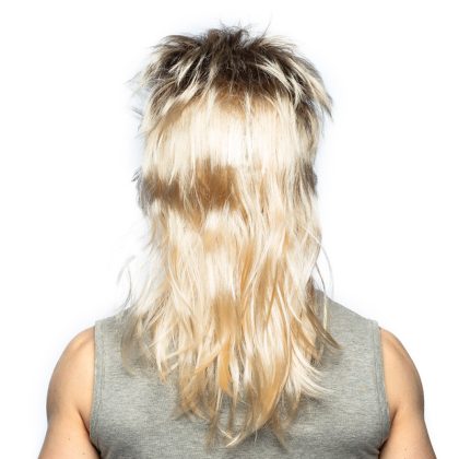 Foto - pánská paruka rocker dlouhá blond