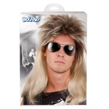 Foto - pánská paruka rocker dlouhá blond