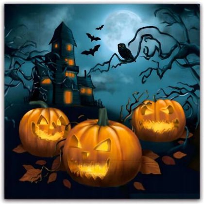 Foto - papírové ubrousky Halloween