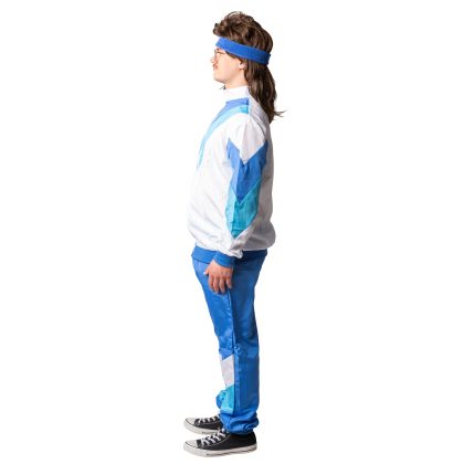 Foto - bílo-modrá tepláková souprava unisex