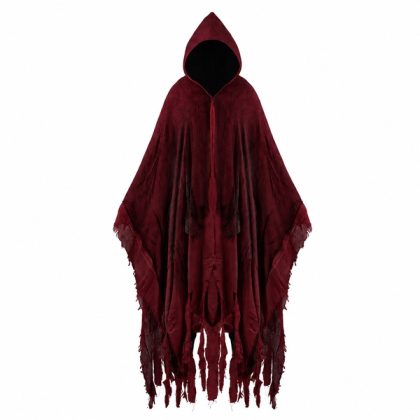 Foto - bordó halloween pelerína pro dospělé 195 cm