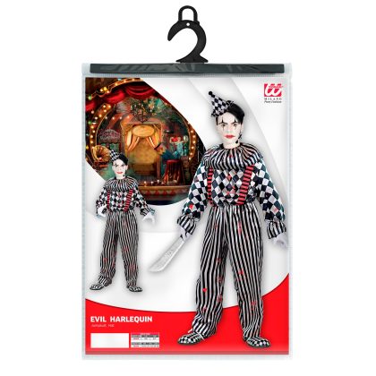 Foto - chlapecký kostým klaun halloween
