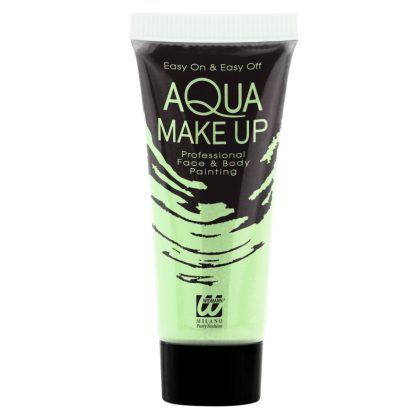 Foto - aqua make-up fluoreskující